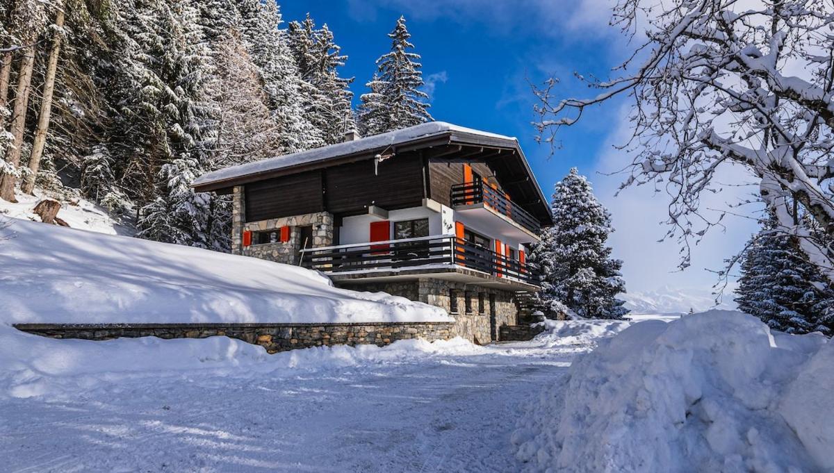 Chalet Familial Les Girolles Aux Portes D'Anzere Arbaz Exterior photo