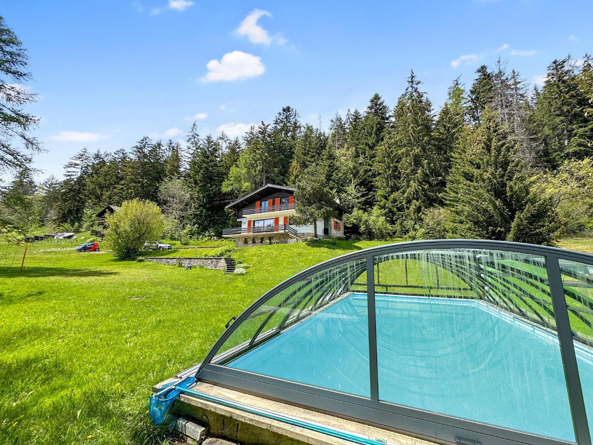 Chalet Familial Les Girolles Aux Portes D'Anzere Arbaz Exterior photo